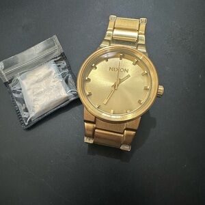 Nixon Cannon Gold Men's Watch